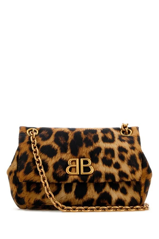BALENCIAGA | Printed nylon mini Monaco shoulder bag