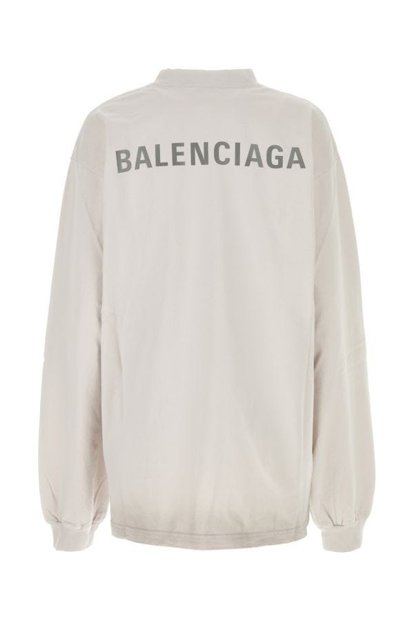 BALENCIAGA | White cotton oversize t-shirt