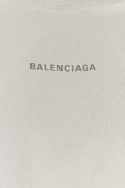 BALENCIAGA | White cotton oversize t-shirt