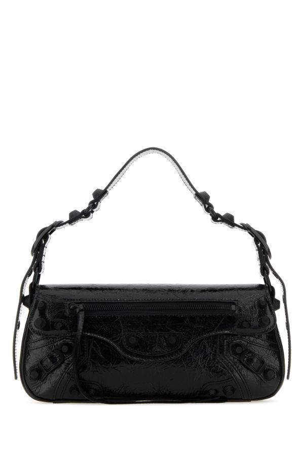 BALENCIAGA | Black leather small Le Cagole Sling shoulder bag