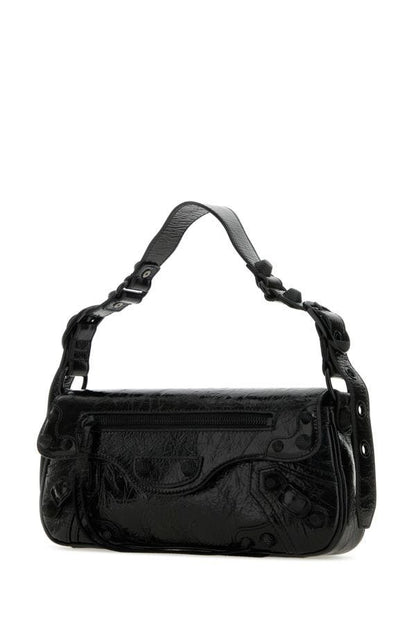 BALENCIAGA | Black leather small Le Cagole Sling shoulder bag