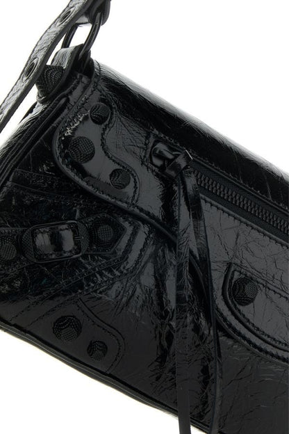 BALENCIAGA | Black leather small Le Cagole Sling shoulder bag