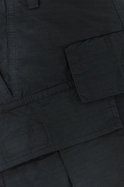 BALENCIAGA | Black cotton blend mini skirt