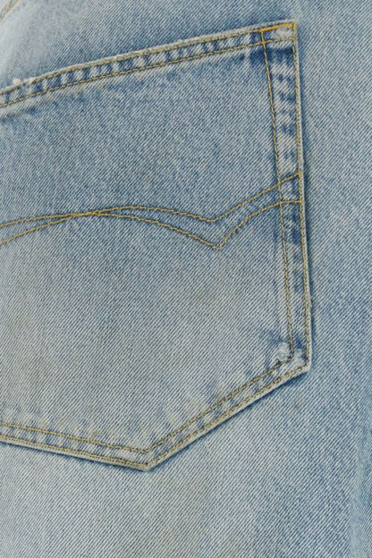 BALENCIAGA | Two-tone denim Fifty-Fifty jeans