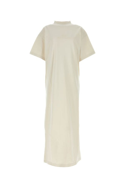 BALENCIAGA | Sand cotton t-shirt dress