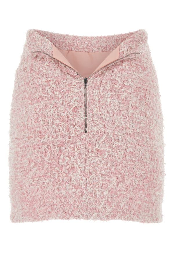 BALENCIAGA | Pink tweed mini skirt