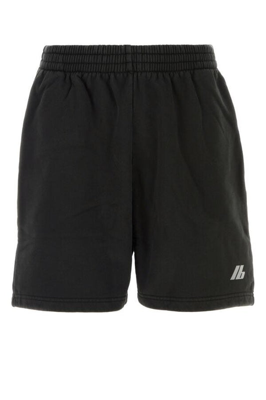 BALENCIAGA | Charcoal cotton bermuda shorts