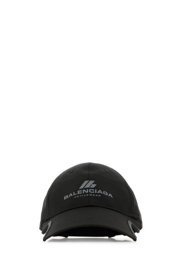 BALENCIAGA | Black polyester baseball cap