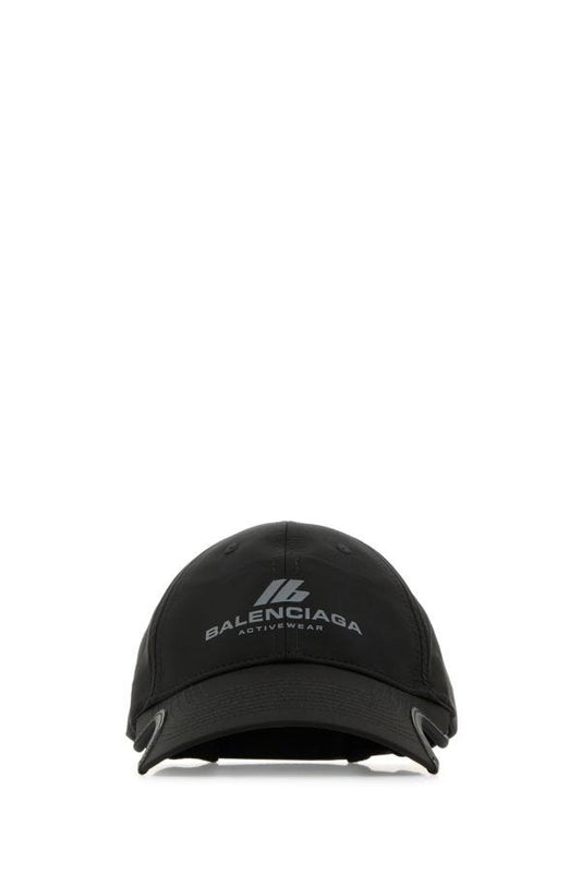 BALENCIAGA | Black polyester baseball cap