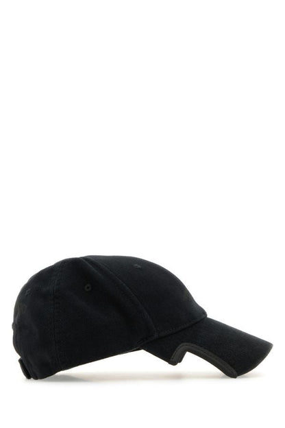 BALENCIAGA | Black drill 3b Stencil baseball cap