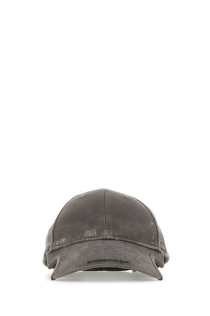 BALENCIAGA | Dark grey drill Balenciaga baseball cap
