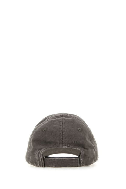 BALENCIAGA | Dark grey drill Balenciaga baseball cap
