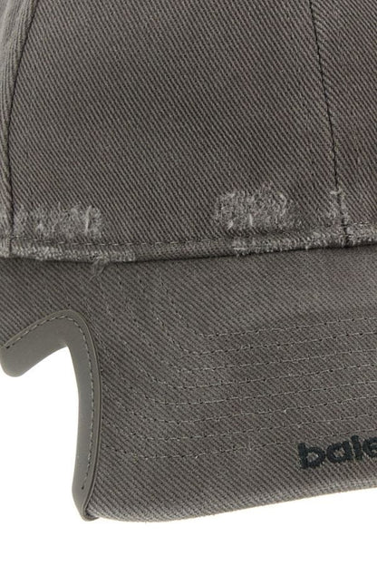 BALENCIAGA | Dark grey drill Balenciaga baseball cap