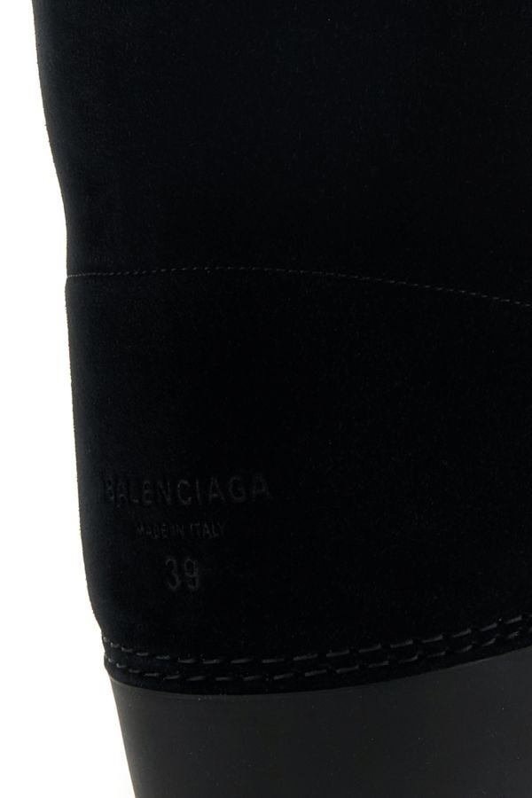 BALENCIAGA | Black suede Alaska ankle boots