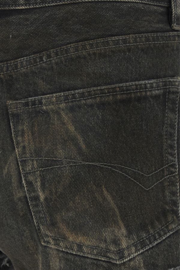 BALENCIAGA | Dark grey denim shorts