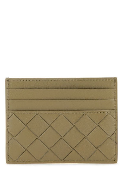 BOTTEGA VENETA | Dove grey nappa leather Intrecciato card holder