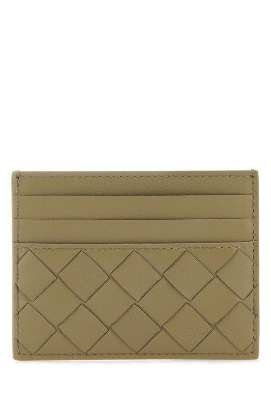BOTTEGA VENETA | Dove grey nappa leather Intrecciato card holder