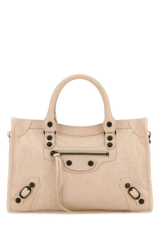 BALENCIAGA | Ivory leather small Le City handbag