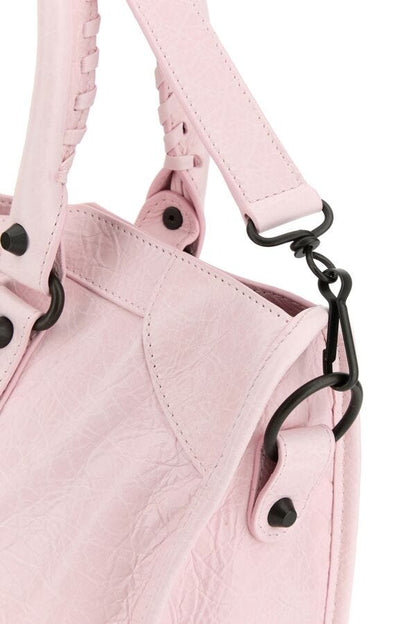 BALENCIAGA | Light pink leather medium Le City handbag